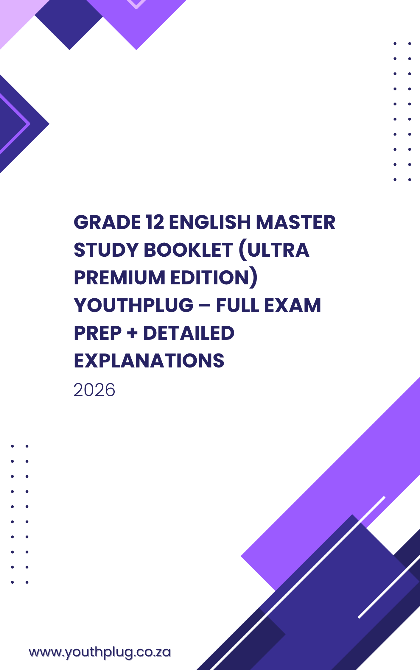 grade 12 english master study booklet (ultra premium edition) grade 12 english master study booklet (ultra premium edition)